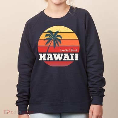 Hawaii Retro Circle Women's Sweatshirt