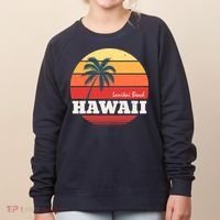 Hawaii Retro Circle Women's Sweatshirt thumb 0