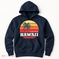 Hawaii Retro Circle Hoodie thumb 0