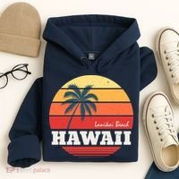 Hawaii Retro Circle Hoodie thumb 4