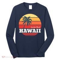 Hawaii Retro Circle Long Sleeve Shirt thumb 0