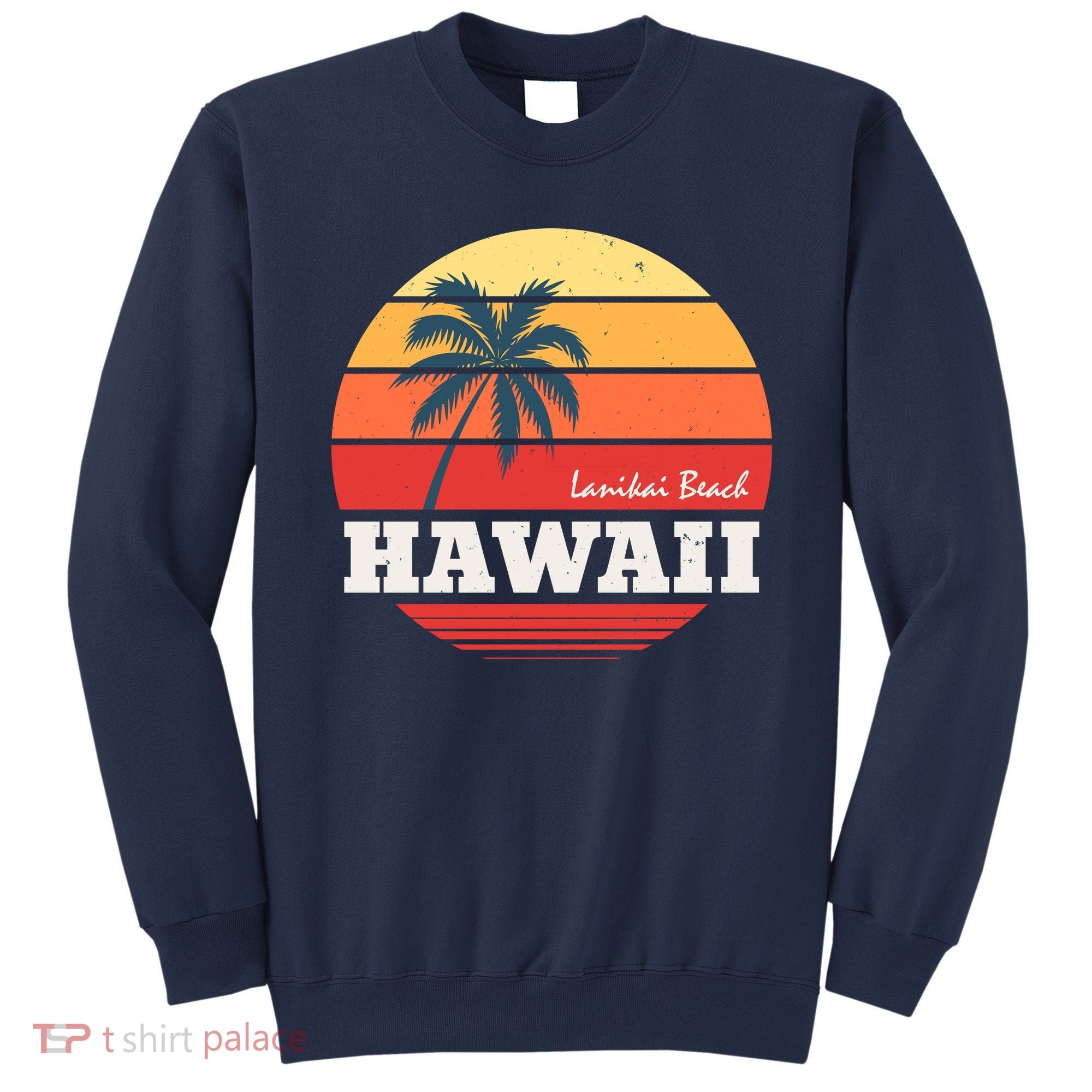 Hawaii Retro Circle Sweatshirt