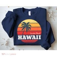 Hawaii Retro Circle Sweatshirt thumb 2