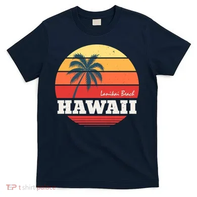 Hawaii Retro Circle T-Shirt
