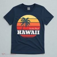 Hawaii Retro Circle T-Shirt thumb 5