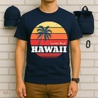 Hawaii Retro Circle T-Shirt thumb 6