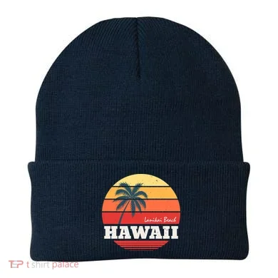 Hawaii Retro Circle Beanie