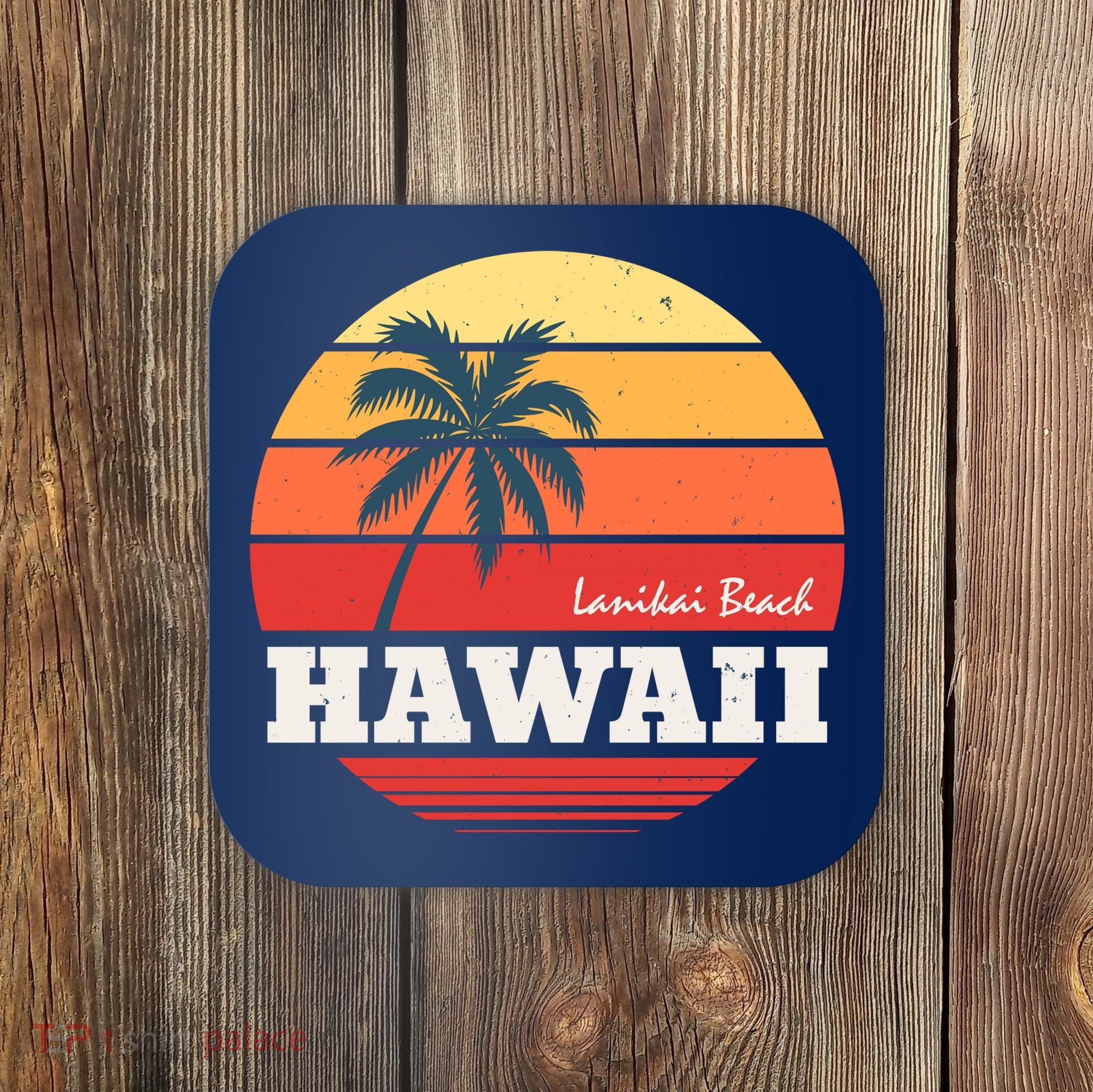 Hawaii Retro Circle Coaster