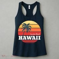 Hawaii Retro Circle Women's Tank Top thumb 3