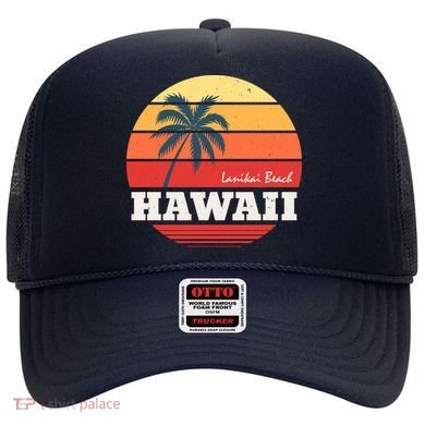 Hawaii Retro Circle Hat