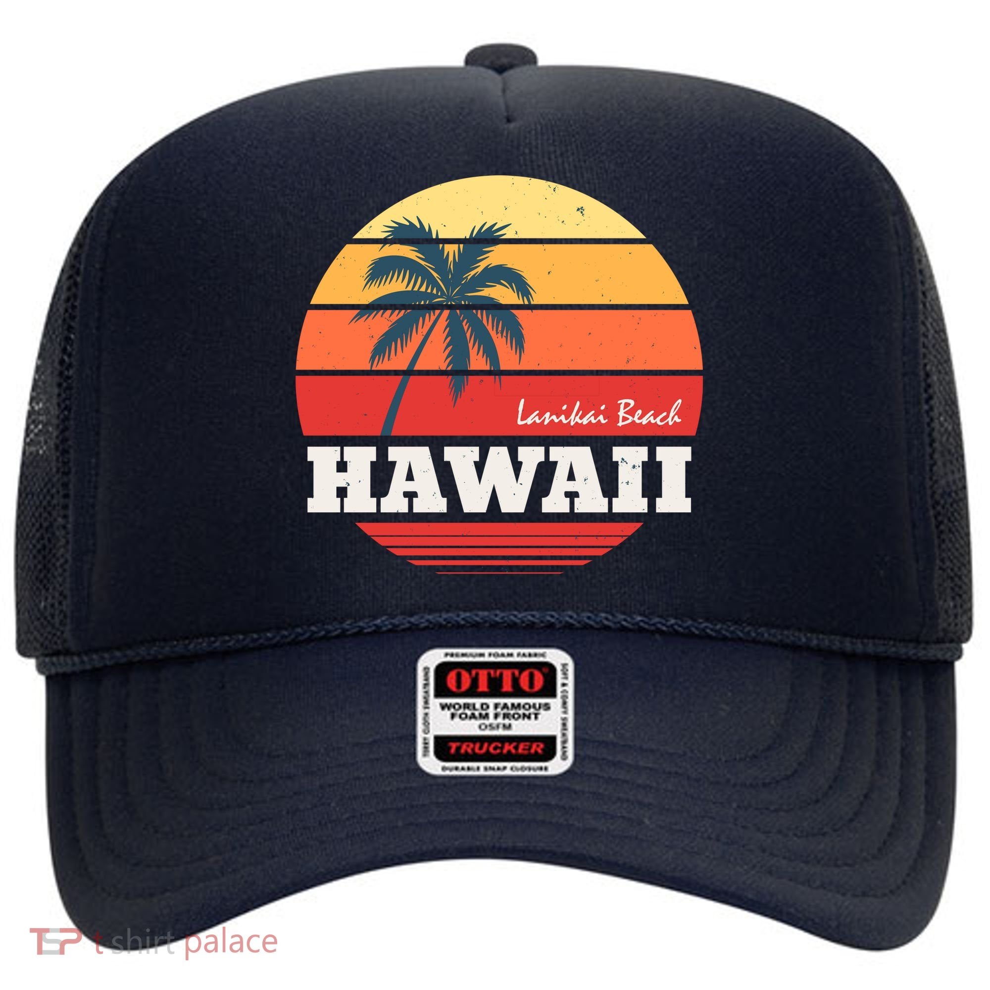 Hawaii Retro Circle Hat