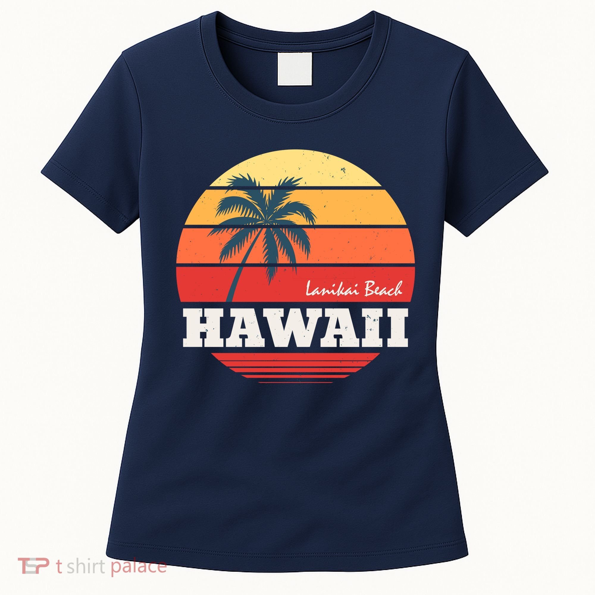 Hawaii Retro Circle Women's T-Shirt