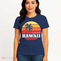 Hawaii Retro Circle Women's T-Shirt thumb 4