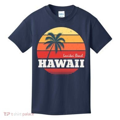 Hawaii Retro Circle Kids T-Shirt