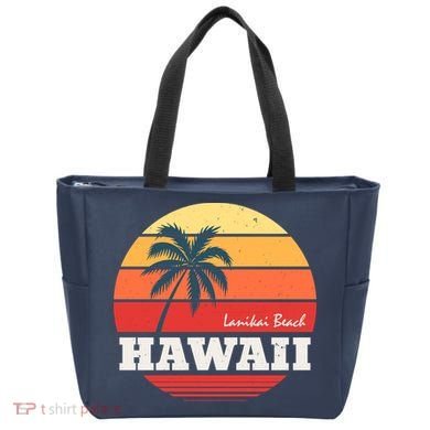 Hawaii Retro Circle Tote Bag