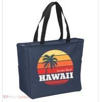 Hawaii Retro Circle Tote Bag thumb 2