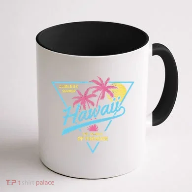 Hawaii Retro Classic  Coffee Mug back