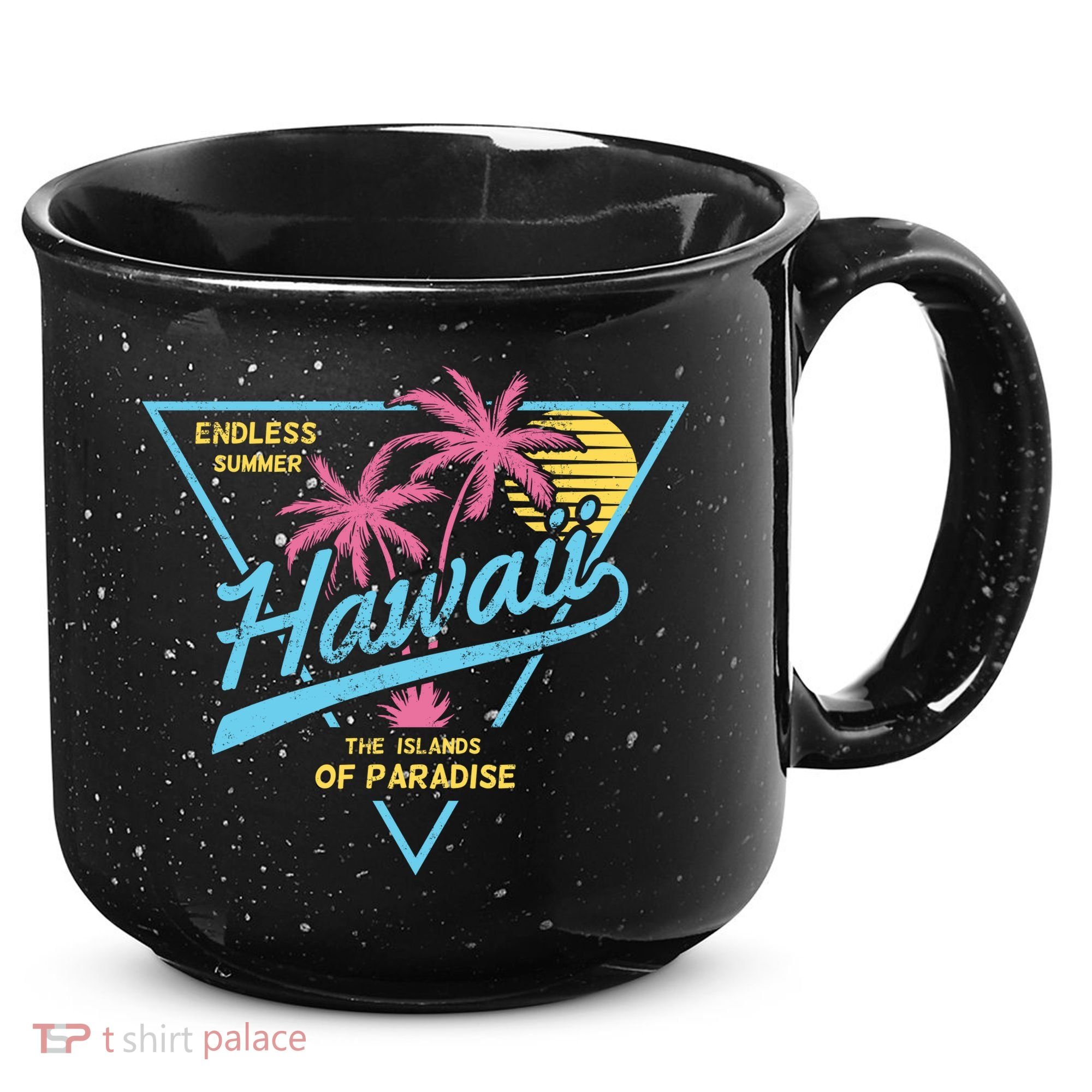 Hawaii Retro Classic  15oz Campfire Ceramic Mug