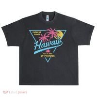 Hawaii Retro Classic  Urban Oversized Heavyweight T-Shirt thumb 0