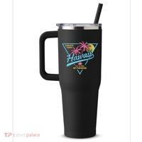 Hawaii Retro Classic  40oz Vacuum Insulated Stainless Steel Travel Tumbler thumb 2