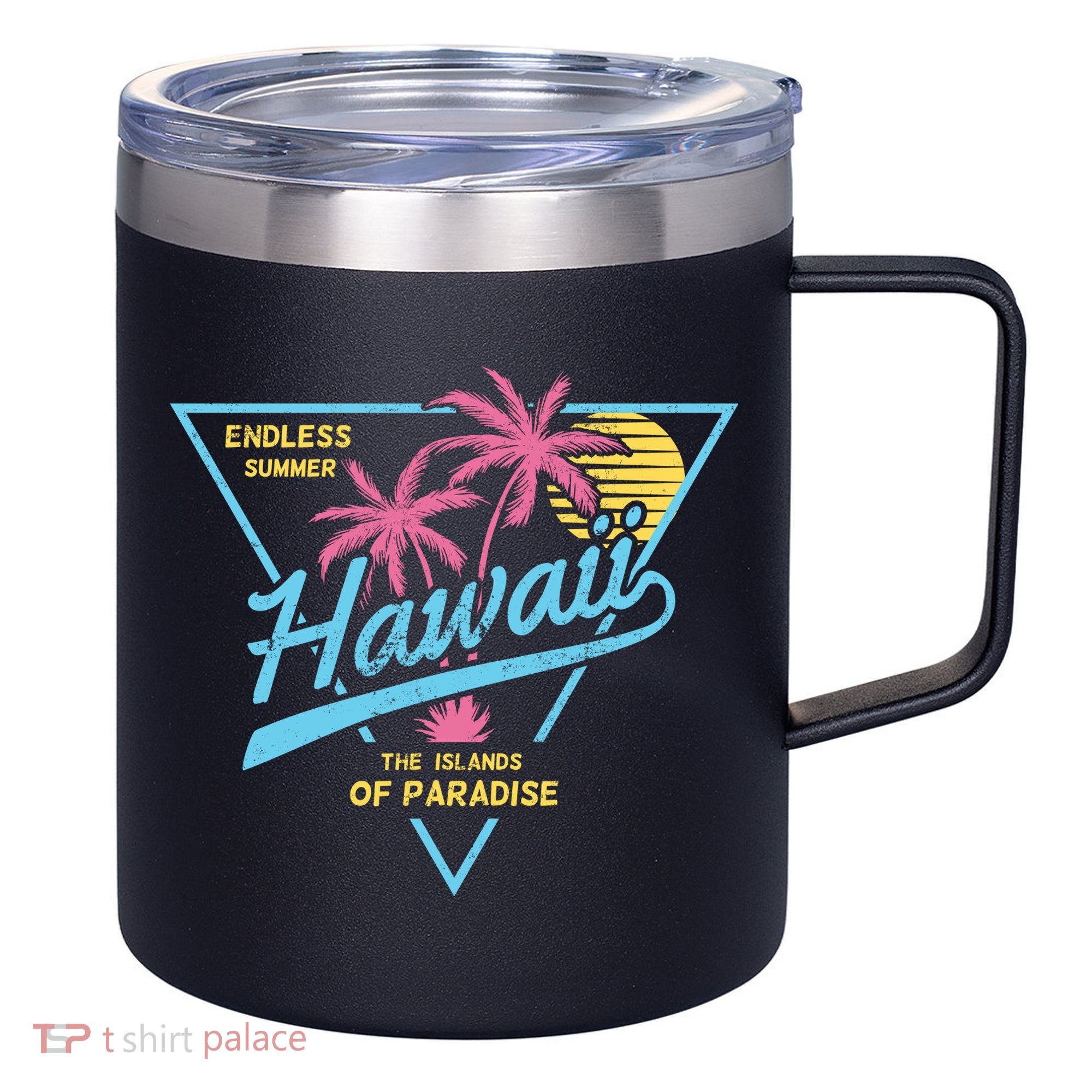 Hawaii Retro Classic  12oz Stainless Steel Coffee Mug
