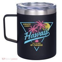 Hawaii Retro Classic  12oz Stainless Steel Coffee Mug thumb 2
