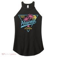 Hawaii Retro Classic  Women's Perfect Tri Rocker Tank thumb 0