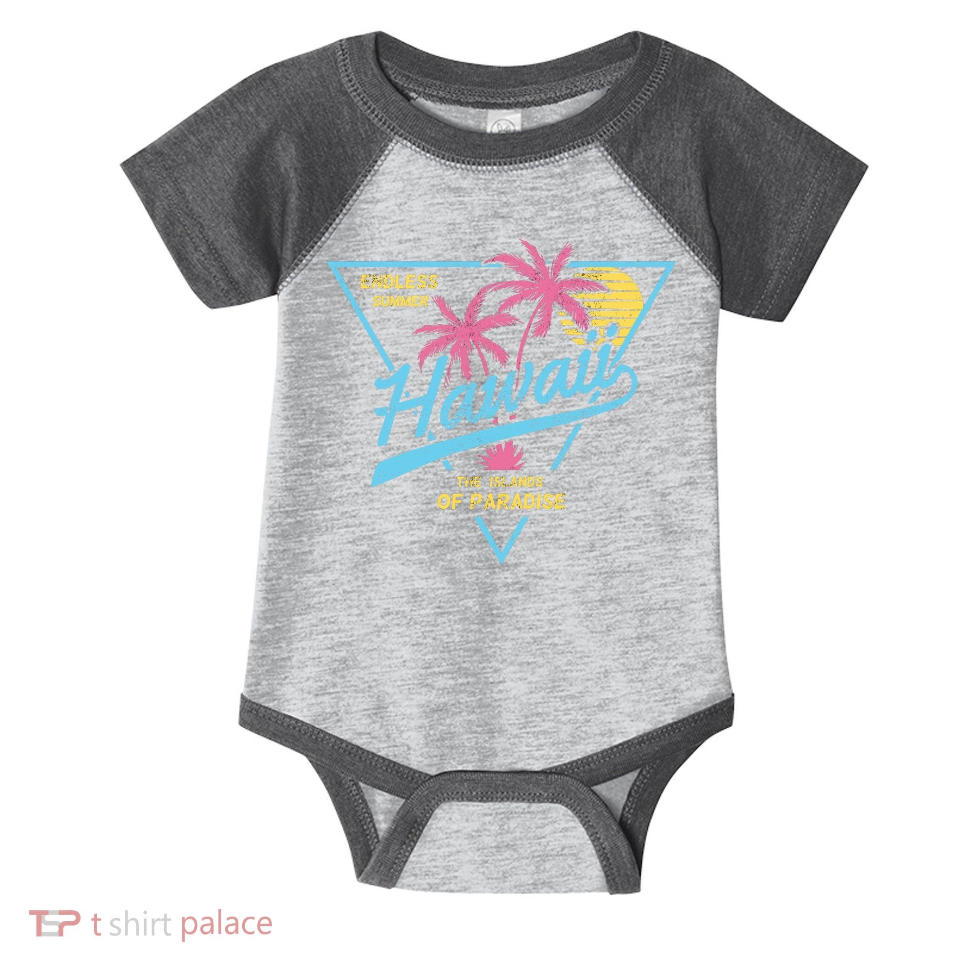 Hawaii Retro Classic  Infant Baby Jersey Bodysuit