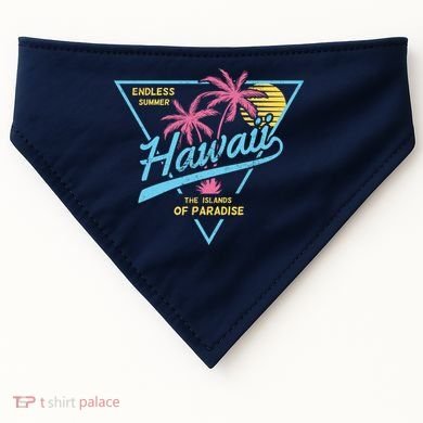 Hawaii Retro Classic  USA-Made Doggie Bandana
