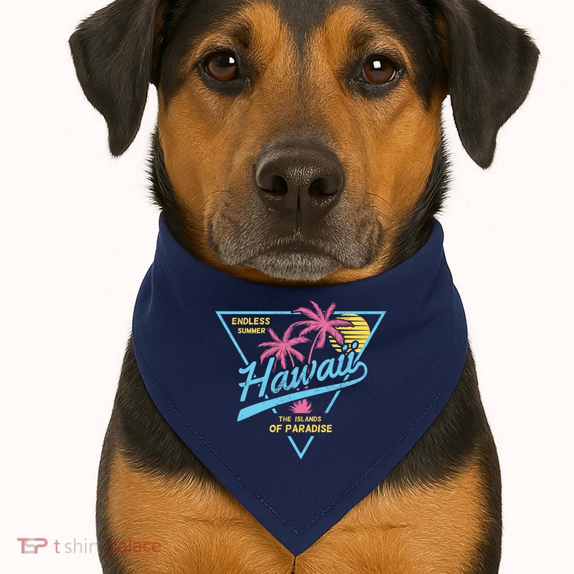Hawaii Retro Classic  USA-Made Doggie Bandana