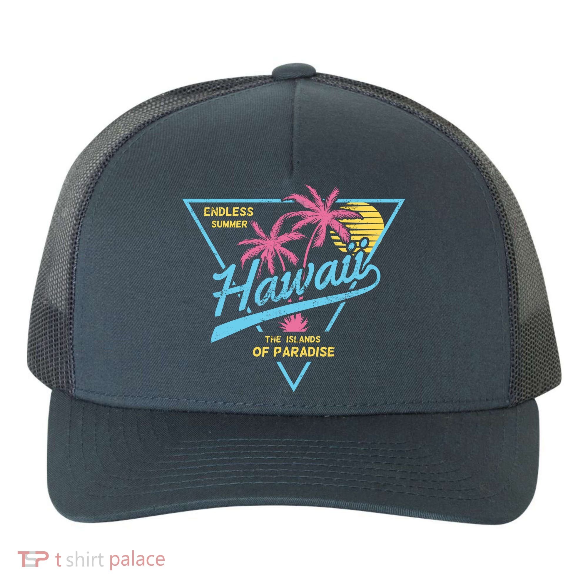 Hawaii Retro Classic  Yupoong Adult 5-Panel Trucker Hat