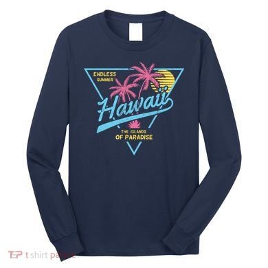 Hawaii Retro Classic  Long Sleeve Shirt