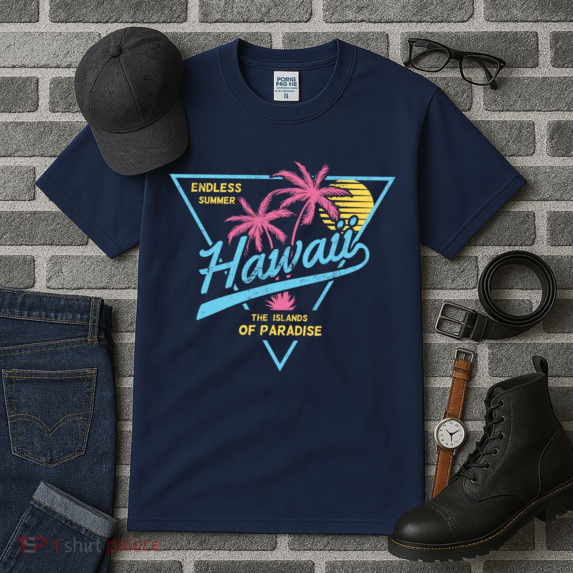 Hawaii Retro Classic  Tall T-Shirt