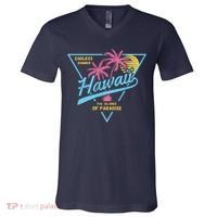 Hawaii Retro Classic  V-Neck T-Shirt thumb 0