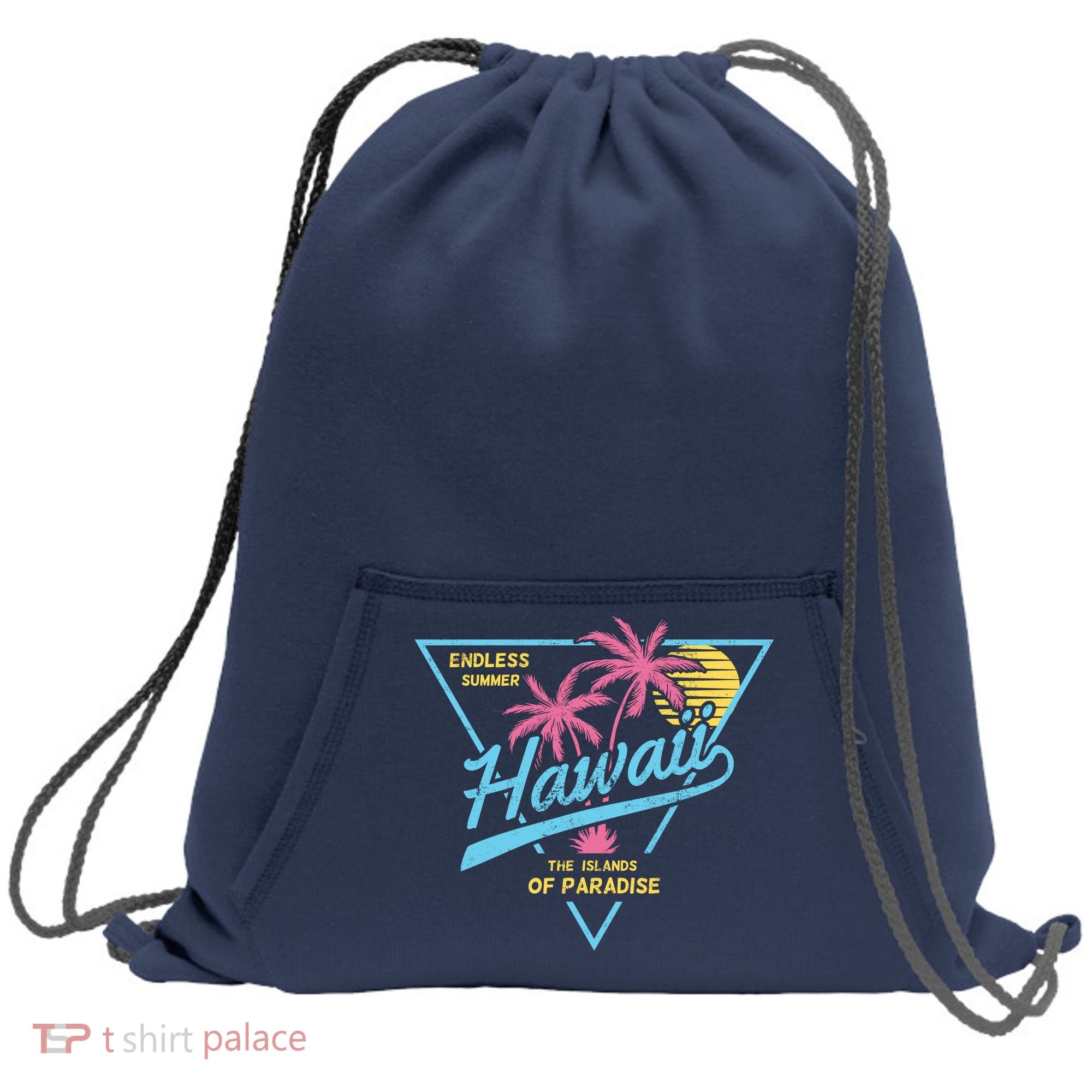 Hawaii Retro Classic  Sweatshirt Cinch Pack Bag