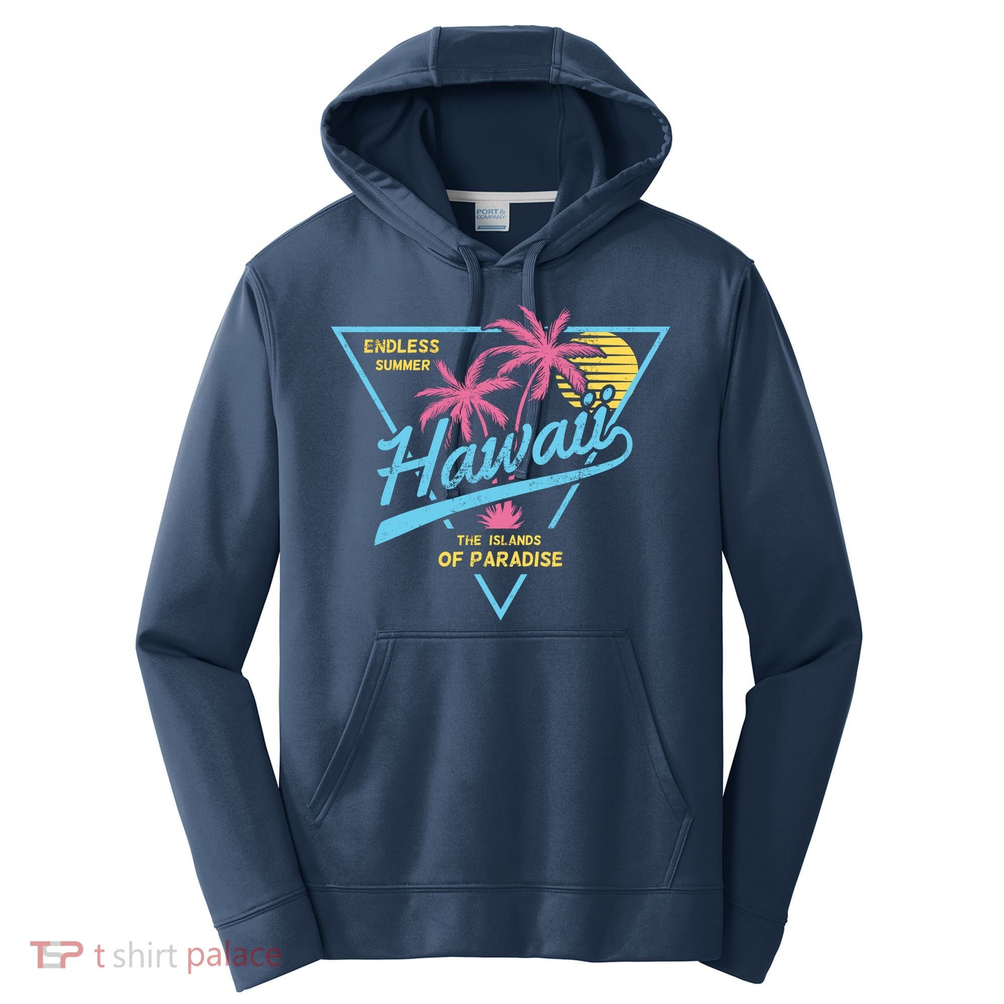 Hawaii Retro Classic  Performance Fleece Hoodie