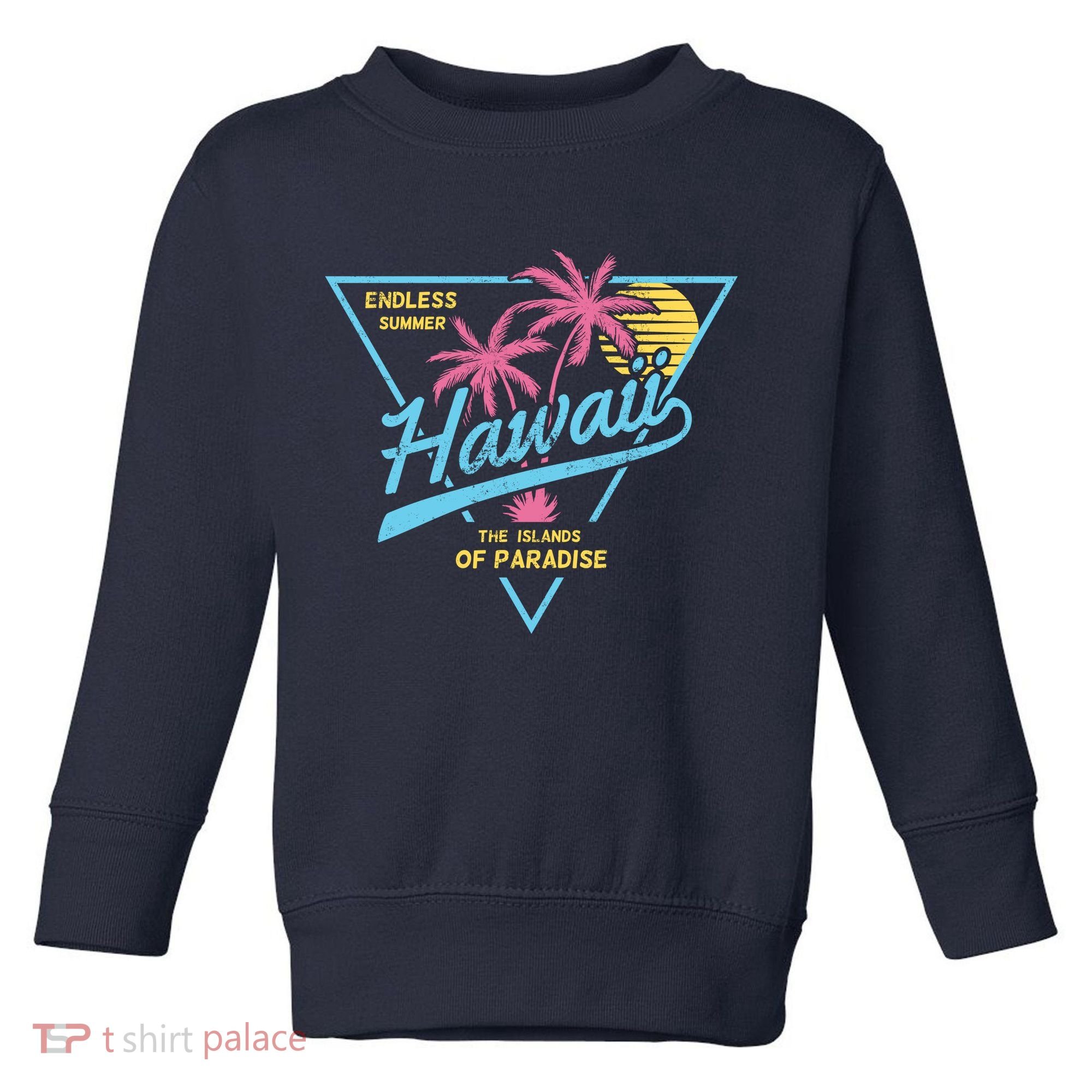 Hawaii Retro Classic  Toddler Sweatshirt