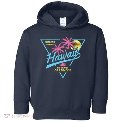 Hawaii Retro Classic Toddler Hoodie