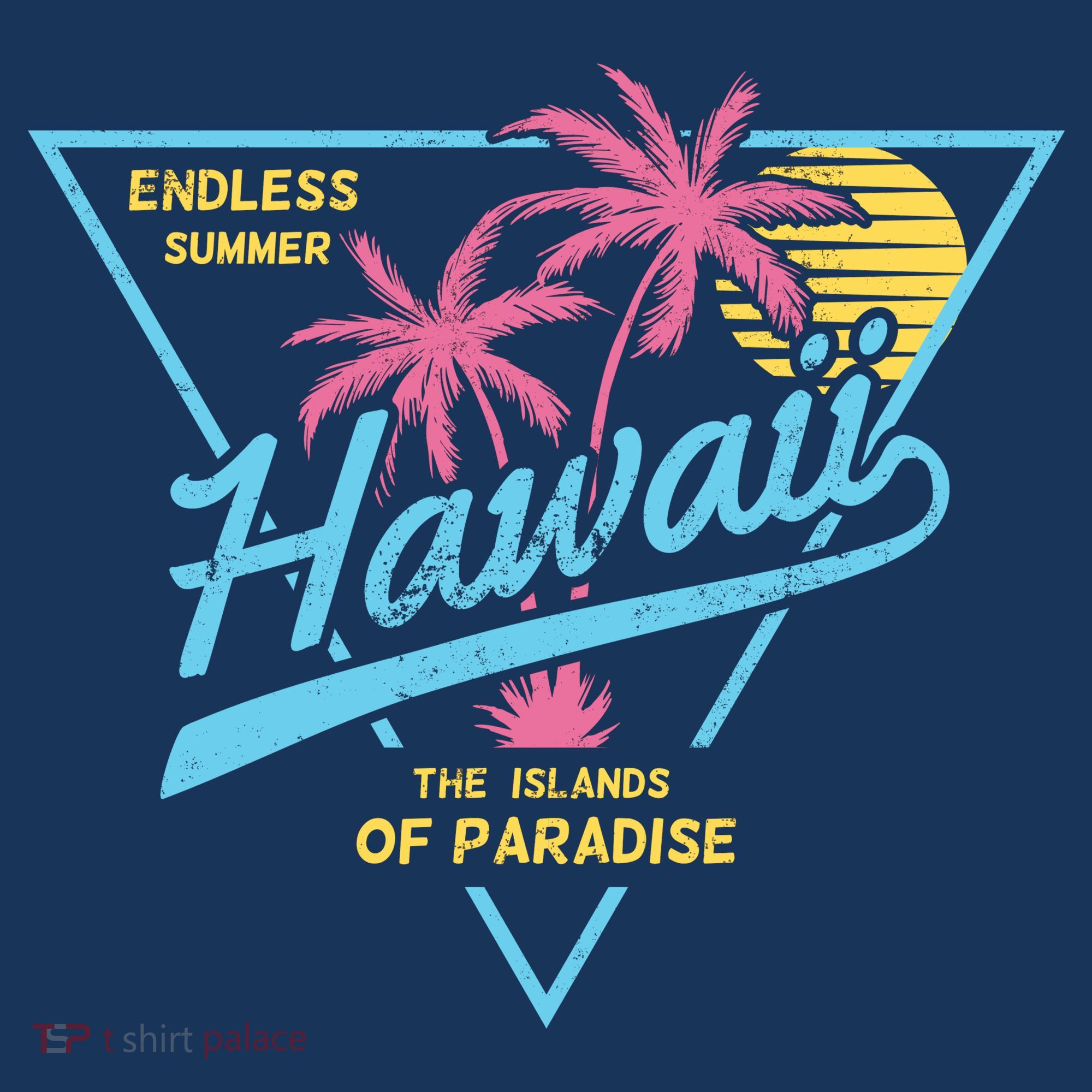 Hawaii Retro Classic  Tall Hoodie
