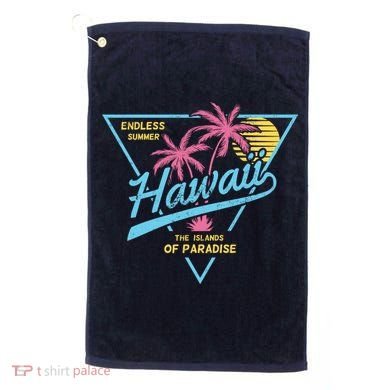 Hawaii Retro Classic  Golf Towel