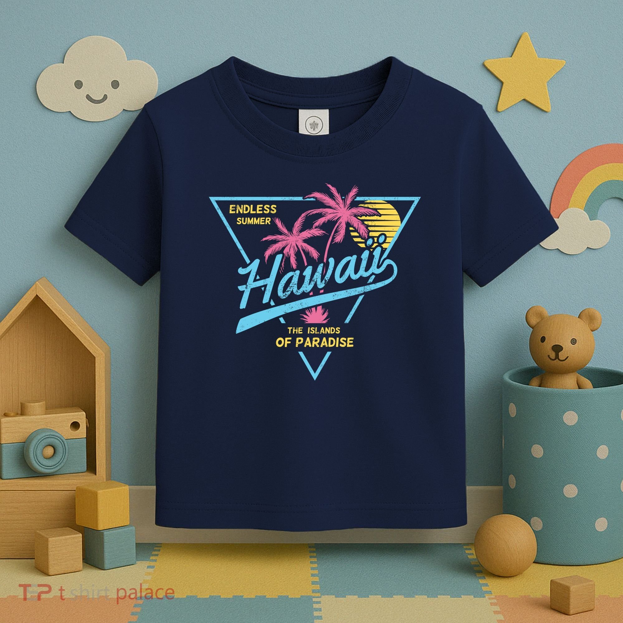 Hawaii Retro Classic  Toddler T-Shirt