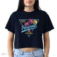 Hawaii Retro Classic  Women's Crop Top Tee thumb 2