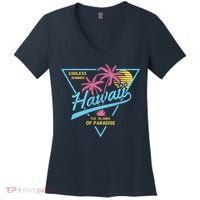 Hawaii Retro Classic  Women's V-Neck T-Shirt thumb 0