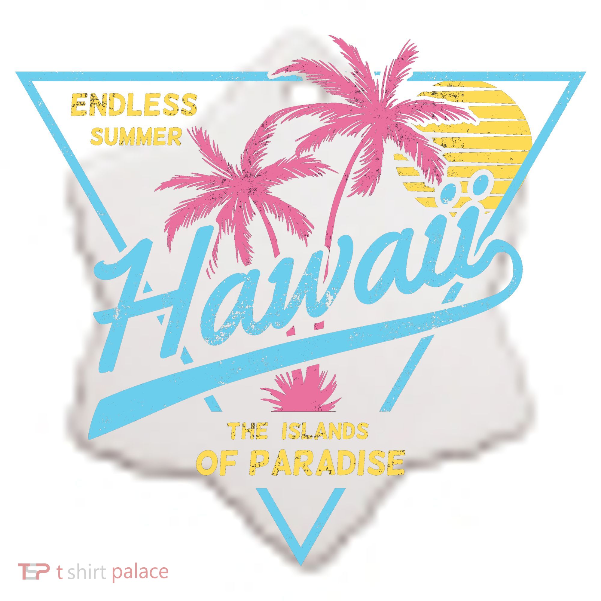 Hawaii Retro Classic  Ceramic Ornament