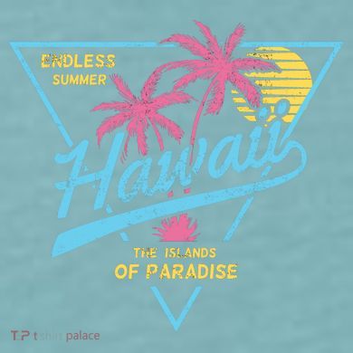Hawaii Retro Classic  Sueded Cloud Jersey T-Shirt