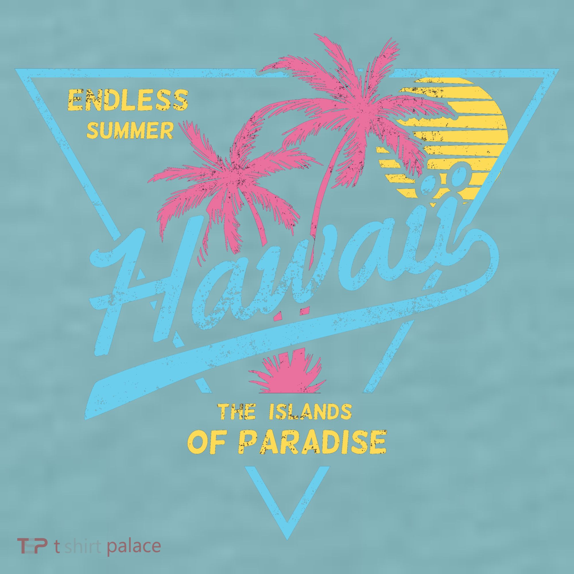 Hawaii Retro Classic  Sueded Cloud Jersey T-Shirt