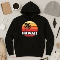 Hawaii Retro Sun Hoodie thumb 3