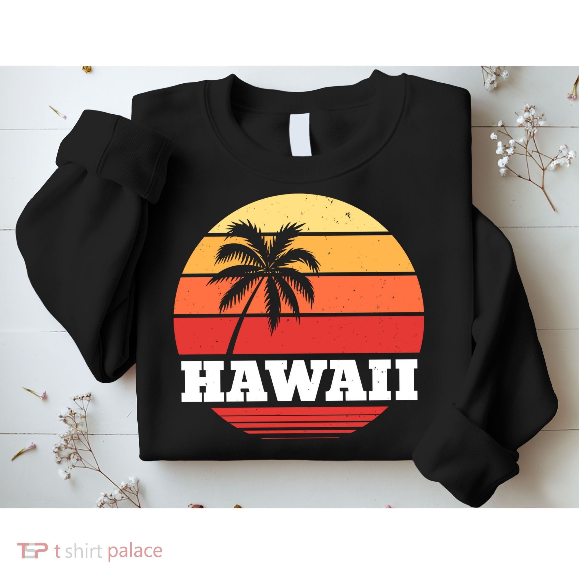 Hawaii Retro Sun Sweatshirt
