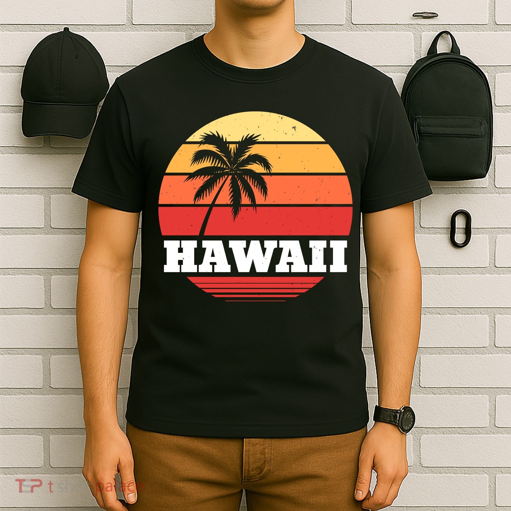 Hawaii Retro Sun T-Shirt