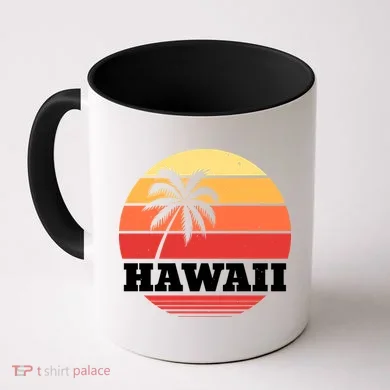 Hawaii Retro Sun Coffee Mug